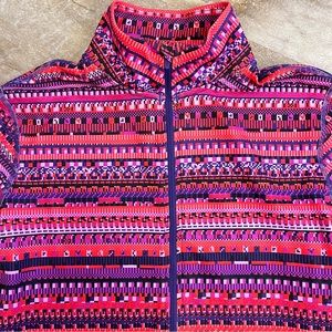 Nike Pro Dri-FIT Half Zip Pullover with Thumb Holes Purple Pink Women's Size L